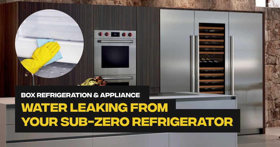 Dealing with Water Leaks from Your Sub-Zero Refrigerator?